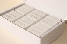 Load image into Gallery viewer, Personalized gift set of 6 handmade Triple Butter luxury soaps that are 100% Natural, Vegan, Palm Oil Free scented with pure Essential Oils. Unscented soaps are also available
