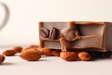 Load image into Gallery viewer, Handmade Cold Processed Triple Butter Almond Milk and coffee unscented soap