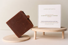 Load image into Gallery viewer, Handmade Cold Processed Triple Butter Almond Milk and coffee unscented soap