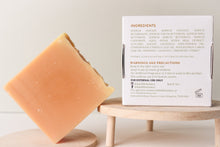 Load image into Gallery viewer, Vegan Handmade Cold Processed Triple Butter Oat Milk and Lavender soap scented with Lavender, Lemongrass and Patchouli essential oils